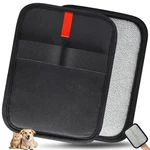 Inabuletwo 2 Pcs Pets Static Removal Gloves, Reusable Cat Dog 1 Black+red. Fixed Price $10.52.