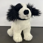 Dakin Applause Puppy Dog Black White Springer Spaniel Stuffed Animal Plush Toy. Fixed Price $9.95.