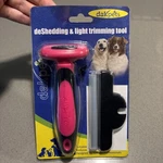 New Dakpets Deshedding & Light Trimming Tool Pet Hair Shedding Grooming Pink. Fixed Price $6.25.