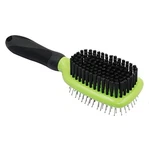 H&h Pets 2-in-1 Grooming Brush For Dogs & Cats - Pin 2 In 1 Brush, Green. Fixed Price $19.29.