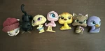 Vtg Lot Of 6 Bratz Pets Petz Lil' Angelz Bobble Heads 1 Cat Mga Figures Animals. Fixed Price $14.41.