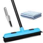 Kefanta Rubber Broom Carpet Rake For Pet Hair Removal, 51" Long Handle Fur Re.... Fixed Price $23.28.