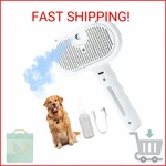 Wisafoi Steam Dog Brush For Shedding & Grooming - Self-cleaning Deshedding. Fixed Price $26.22.
