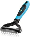 Dematting Comb For Dogs, Undercoat Rake, Cat Deshedding Tool, Brush Fo. Fixed Price $25.41.