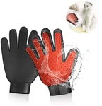 Starroad-tim Pet Grooming Glove Hair Remover Brush Gentle Deshedding Red. Fixed Price $11.94.
