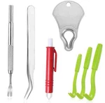 Mrcopetal Tick Remover Tool Kit Stainless Steel Tweezers + .... Fixed Price $39.99.