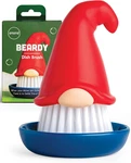 New! Beardy Gnome Dish Brush By Ototo - Scrub Brush, Gnomes, Quirky Gifts,. Fixed Price $20.41.