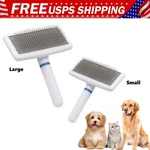 2pcs Pet Grooming Brush Dogs Cats Shedding Slicker With Massage Particles. Fixed Price $8.09.