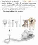 Neabot Neakasa P1 Pro Pet Grooming Kit & Vacuum Suction 99% Hair,. Fixed Price $46.75.