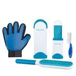 Pet Fur Cleanup Kit, Grooming Glove, Comb, Lint Hair Wand, & Travel Size Wand. Fixed Price $5.99.