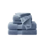 Brooklyn Loom Super Soft 100% Turkish Cotton 6 Piece Bath Towel Set Blue. Fixed Price $40.00.