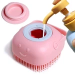 Woleigiao Pet Bath Brush Dog Baths Shampoo Dispenser Soft Silicone Pink. Fixed Price $13.44.