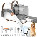 Bunfly Dog Grooming Kit & Hair Vacuum, 3l Large 3.5l, Brown&white. Fixed Price $112.88.