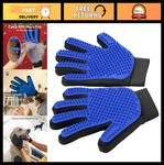 Efficient Pet Hair Remover Gloves - Gentle Shedding Brush For Dogs, Cats & Horse. Fixed Price $18.99.
