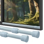 Cionyce Window Security Bar, 2 Pack Bars Adjustable White. Fixed Price $11.23.