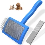2pcs Slicker Brush For Dogs & Pet Comb,professional Dog Grooming (cats,.... Fixed Price $24.26.