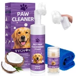 Dog Paw Cleaner Kit Soft Silicone Brush For Safe Mud & Three-pack, Purple. Fixed Price $16.48.