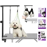 Durable Black Dog Grooming Arm - 35 Adjustable With Haunch Holder For Groomers. Fixed Price $72.19.