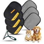 Rorodog 3-pack Magic Brush Pet Hair Removal Gloves With A Black & Grey. Fixed Price $14.52.