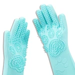 Srtood Pet Grooming Magic Gloves, Dog Cat Bathing Shampoo 5.3"w X 14"l, Blue. Fixed Price $22.31.