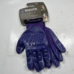 Hands On Wet/dry Grooming Shedding Bathing Gloves For Pets Sized Medium Purple. Fixed Price $27.99.