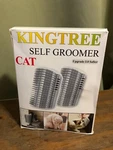 2 Pk Cat Self Groomer Kingtree Wall Massage Combs. Fixed Price $10.00.