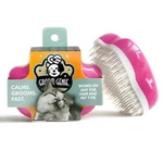 Groom Genie Teeny Pet Hair Massaging Brush Grooming Tool For Cats Dogs-raspberry. Fixed Price $12.99.