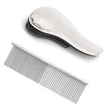 Yofang 2pcs Slicker Brush For Dogs & Pet Comb,professional Dog Silver. Fixed Price $11.37.