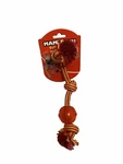 Mammoth Pet Products Braidys Tug With Tpr Ball Dog Toy Assorted, 11 In, Sm. Fixed Price $12.99.
