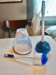 Mr. Clean Turbo Plunger And Bowl Brush Caddy Set, Toilet Comb. Fixed Price $12.00.