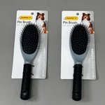 Ruffin' It (2 Pack!) Pin Brush Pet Grooming Supergrip Comfort Handle 8 1/2. Fixed Price $14.56.