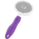Poodlie Self Cleaning Pet Brush - Dog For Shedding Slicker Purple. Fixed Price $12.50.