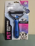 Patyourpet Cat&dog Brush- Double Sided Undercoat Rake- Grooming/deshedding Tool. Fixed Price $12.99.