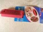 Evriholder Furemover Pet Hair Removal Brush Red Rubber W/ Side Scraper. Fixed Price $17.99.