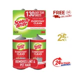 Scotch-brite Lint Roller Twin Pack, 2 Rollers, 65 Sheets Per Roller, 130. Fixed Price $9.99.