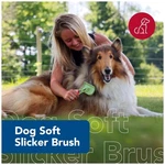 Pet Safari Dog Soft Slicker Brush - Shedding Solution. Fixed Price $23.99.