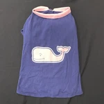 Vineyard Vines Dog Pet Tee Polo Shirt Large Blue Pink Whale Cute Preppy Costume. Fixed Price $8.00.