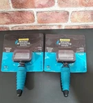 Lot Of 2 Master Grooming Tools Ergonomic Slicker Brushes X-small Teal Nwt. Fixed Price $14.39.