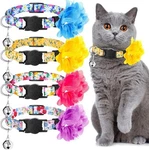 Weewooday 4 Pcs Spring Cat Collar For Cats Collars Medium, Bright Flowers. Fixed Price $14.76.