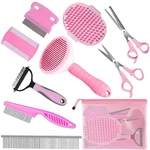 Complete Pet Grooming Solution By Dog - 9pcs Kit With Slicker Brush, Desheddi.... Fixed Price $26.60.