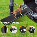 Dog Ramp For Car, 71''x 17'' Pet Large Dogs With Anti-slip Surface. Fixed Price $65.00.