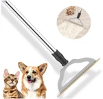 Pet Hair Remover Rake With Long Handle Reusable Carpet Fur Removal Tool. Fixed Price $58.99.