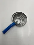 Decker Jumbo Spring Curry Comb, Spiral Steel, Blue. Fixed Price $17.49.