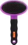 Hartz Groomer's Best Deshedding Slicker Dog Brush, Black/violet. Fixed Price $40.00.