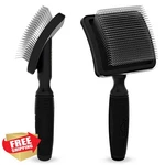 Kenchii Long Pin Slicker Brush Dog Grooming Detangling Black. Fixed Price $74.00.