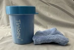Tinioey Dog Paw Cleaner With Silicone Bristles. Cloth Included.. Fixed Price $9.99.