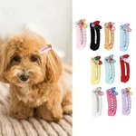 10pcs Pet Hair Clip Stylish Cute French Style Dog Barrettes. Fixed Price $10.84.