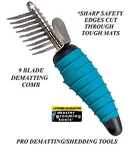 Master Grooming Tools Pet Dog Mat Breaker Dematting Comb Coat Rake 9 Long Blade. Fixed Price $16.99.