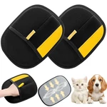 Marveher Pet Hair Removal Gloves,electrostatic Gloves Hair, Yellow. Fixed Price $18.99.