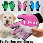 Pet Hair Brush Fur Remover Gloves Massage Grooming Soft Silicone Carding Tool Us. Fixed Price $5.98.